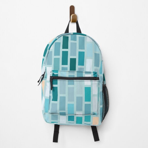 Item preview, Step Ladder | Brick Bond | Vertical | Blue Gemstone designed and sold by Annette Chabidon Studio.