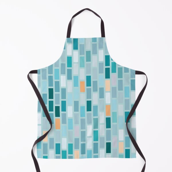 Item preview, Step Ladder | Brick Bond | Vertical | Blue Gemstone designed and sold by Annette Chabidon Studio.