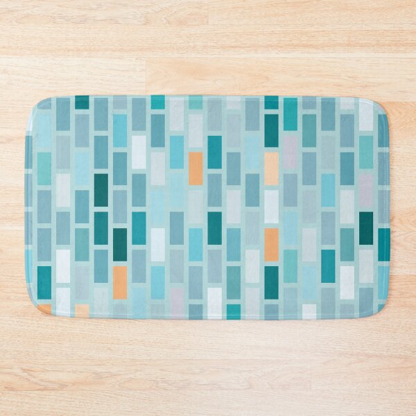 Item preview, Step Ladder | Brick Bond | Vertical | Blue Gemstone designed and sold by Annette Chabidon Studio.