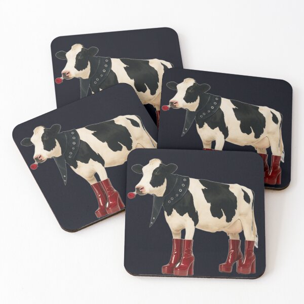 Item preview, Fashion Cow in Red Boots designed and sold by DarlaPrints.
