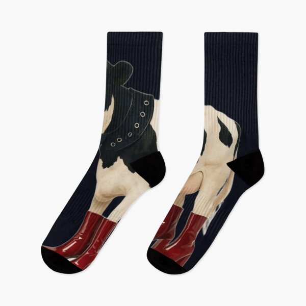 Item preview, Fashion Cow in Red Boots designed and sold by DarlaPrints.