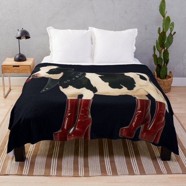 Item preview, Fashion Cow in Red Boots designed and sold by DarlaPrints.