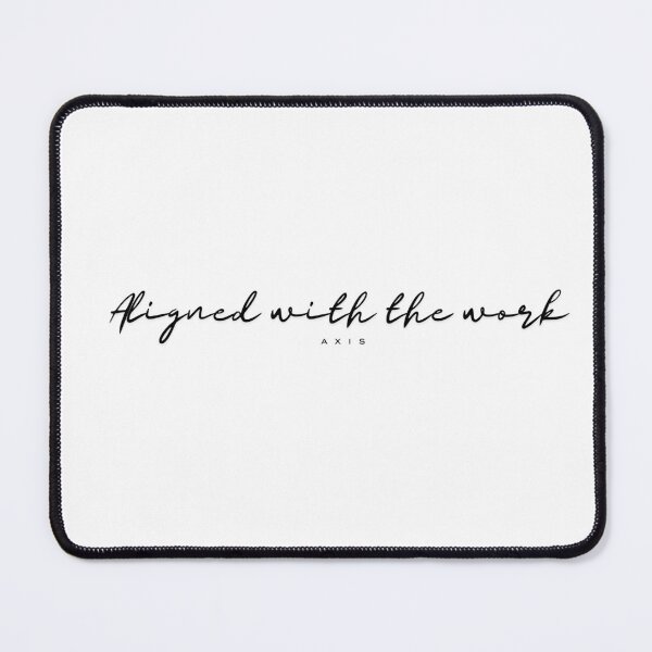 Item preview, Aligned With the Work – Minimalist Discipline Quote | Focus & Consistency Mindset designed and sold by AXIS-EQUILIBRIO.