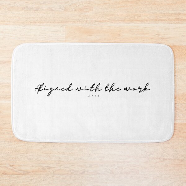 Item preview, Aligned With the Work – Minimalist Discipline Quote | Focus & Consistency Mindset designed and sold by AXIS-EQUILIBRIO.
