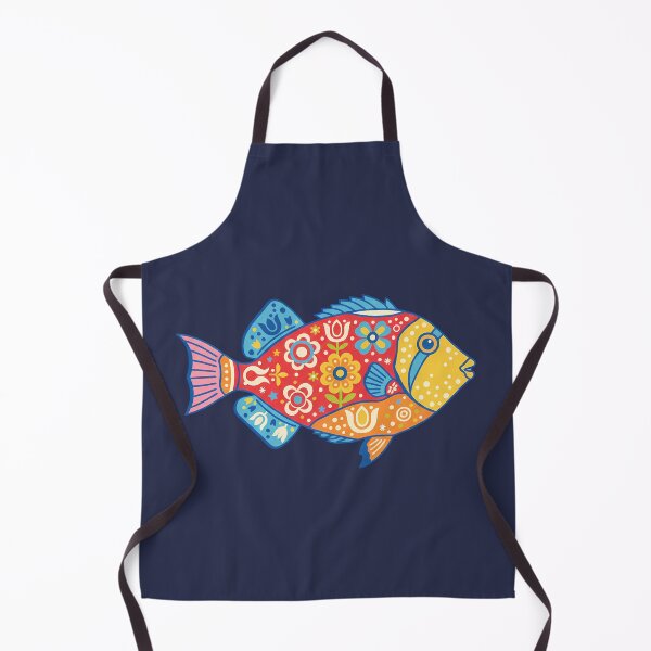 Item preview, Colorful Picasso Triggerfish – Folk Art by heidiannemorris © designed and sold by FOLK ART FUSION by heidiannemorris.