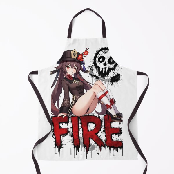 Item preview, Spooky Fire Anime Girl - Pyro Master Aesthetic designed and sold by Jimakmo.