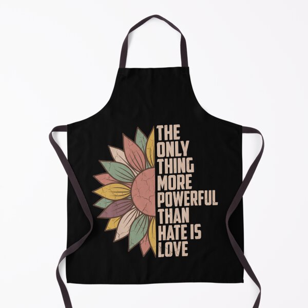 Item preview, The Only Thing More Powerful Than Hate Is Love Earth Tone Sunflower designed and sold by SkeletonsDanger.