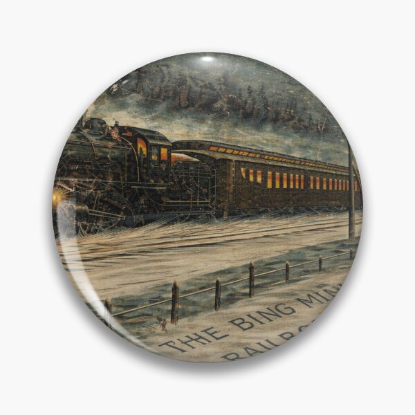 Item preview, Vintage Bing Miniature Railroad Steam Train Art designed and sold by RacerXToys.