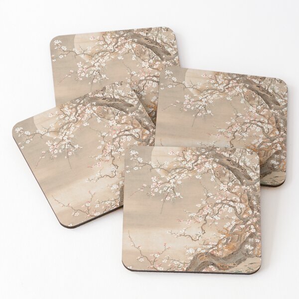 Item preview, Japanese Plum Blossoms in Moonlight Art - So Shizan designed and sold by pick-me-art.