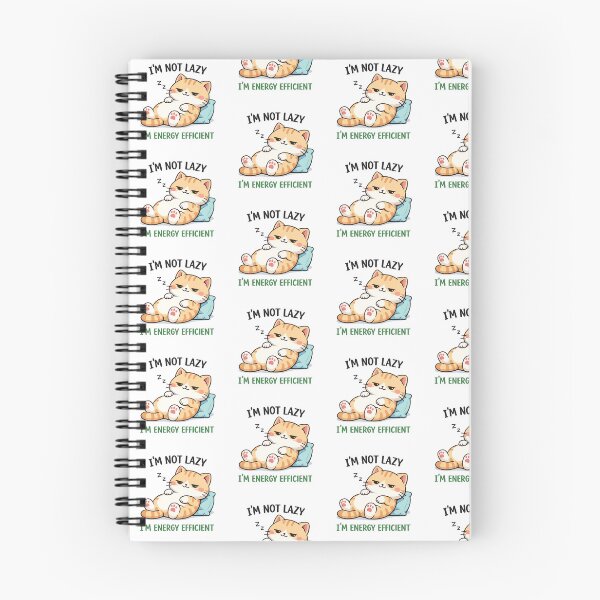 Item preview, Energy Efficient Cat – Funny Lazy Cat Meme Design designed and sold by BShop20 – Cute Funny Tees & Gifts.