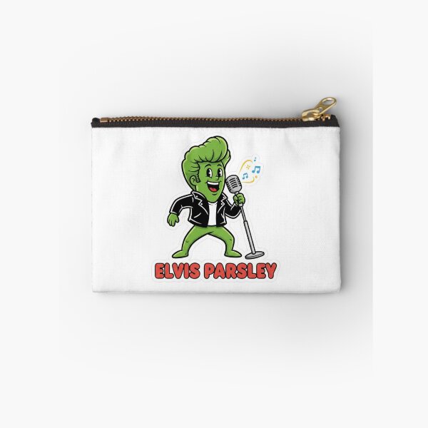 Item preview, Elvis Parsley – Retro Rock Herb Pun Sticker designed and sold by Imaginarium of Chaos falcon88 .