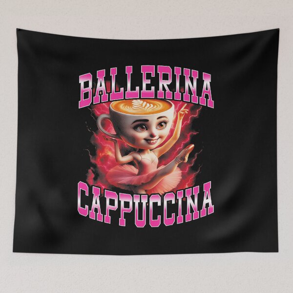 Item preview, BALLERINA CAPPUCCINA Cute Coffee Ballerina Aesthetic Cartoon  designed and sold by tadmercado.