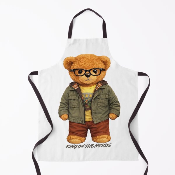 Item preview, Experimental Physicist Bear with Glasses - Cute Nerd Fashion Art ? designed and sold by CuteBear87.