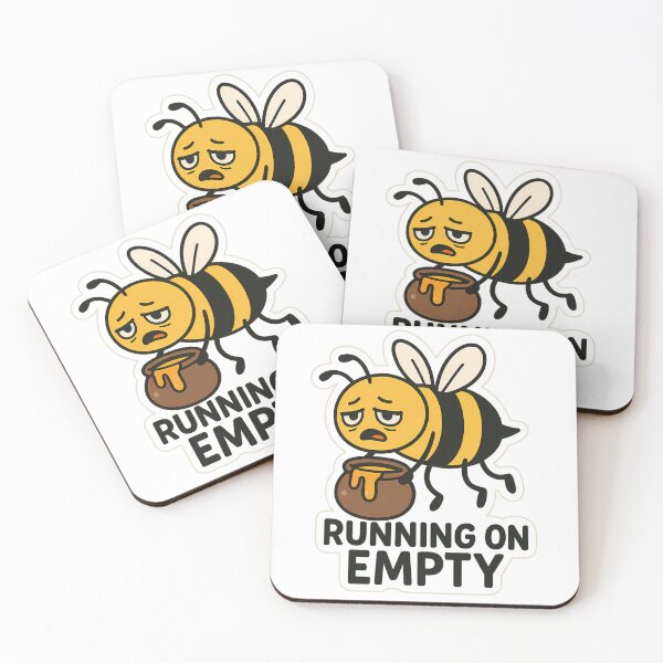 Item preview, Tired Bee - Too Busy Being Tired designed and sold by lokiwoodsart.