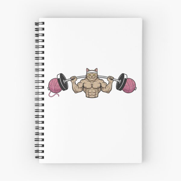 Item preview, Buff Tabby Cat Lifting Yarn Barbell designed and sold by Kvarny.