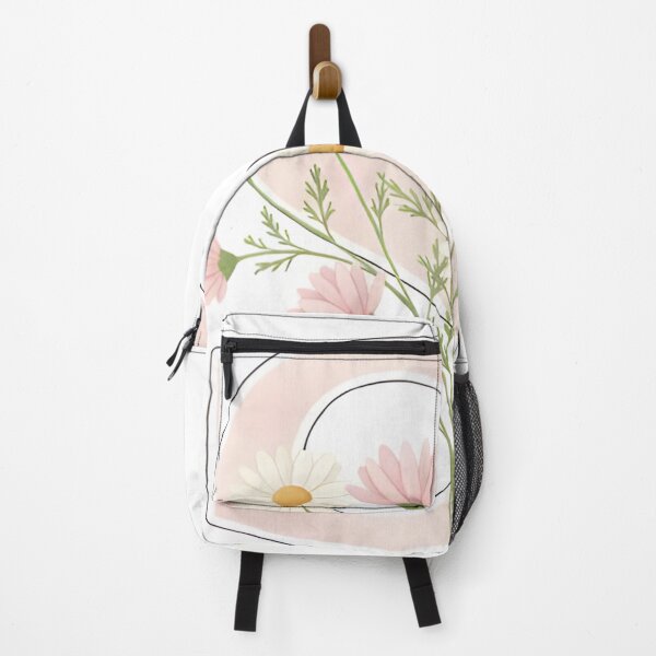 Item preview, Aesthetic Floral Letter S Monogram - Pink Wildflowers Initial Sticker designed and sold by RickyStick.