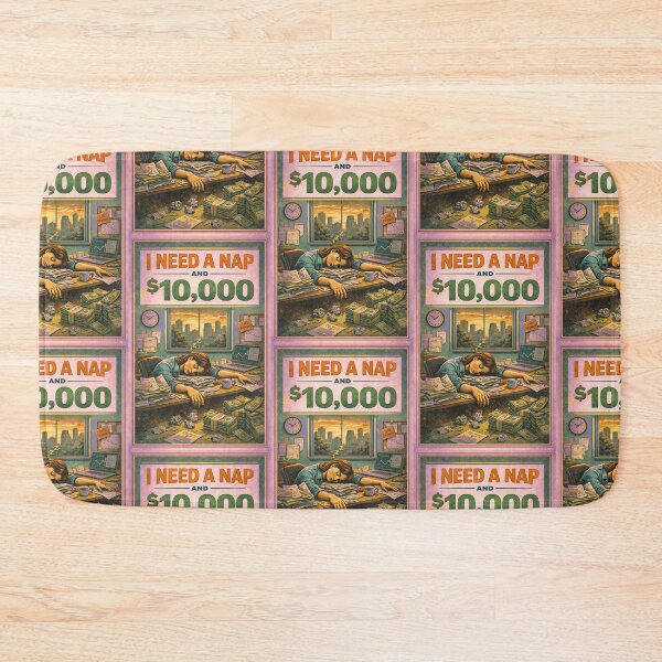 Item preview, I Need a Nap and $10,000 designed and sold by NSMDesignByN8.