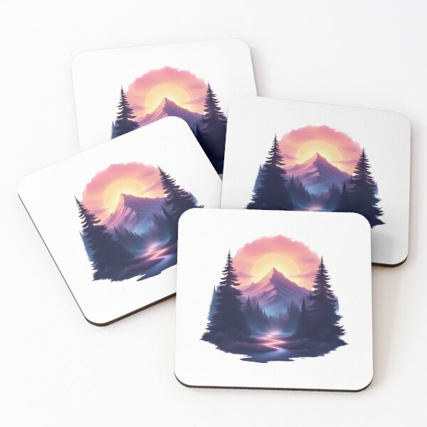 Aperçu de l'œuvre Trees and sunset créée et vendue par Tragedyshop.