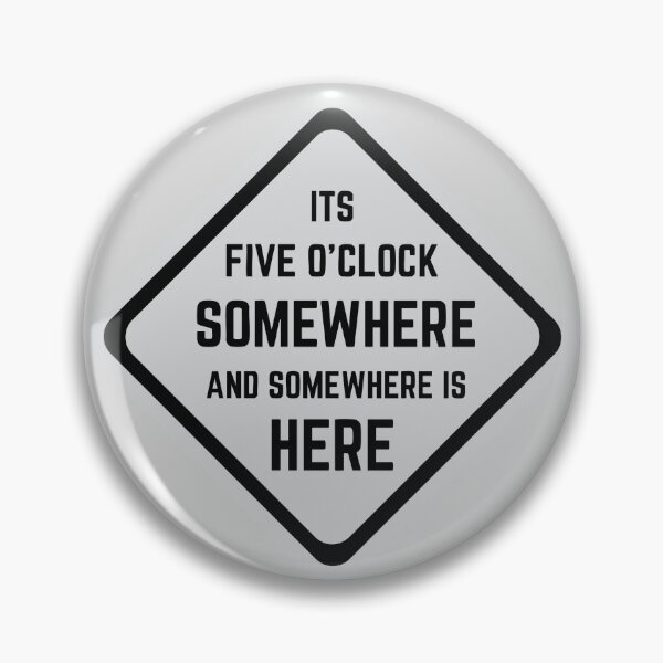 Item preview, Five O'clock Somewhere Warning Signs Multipack designed and sold by AshMartel.