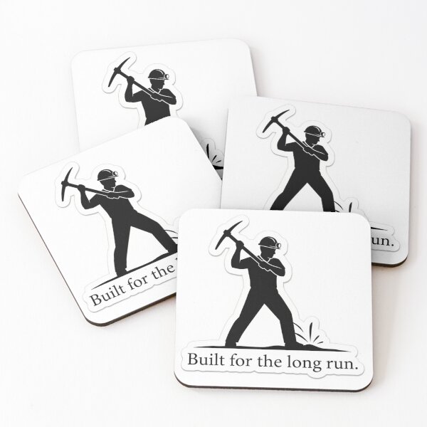 Item preview, Built for the Long Run – Minimalist Long-Term Mindset Quote | Consistency & Growth Design designed and sold by AXIS-EQUILIBRIO.