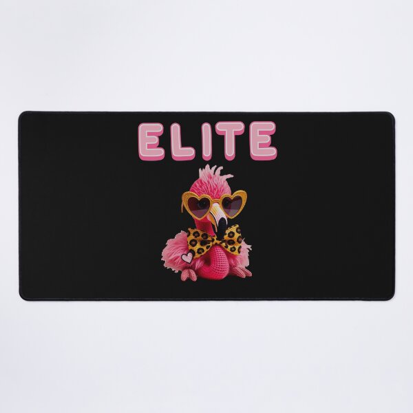 Item preview, Elite Energy Flamingo – Sassy Pink Bird in Heart Sunglasses & Leopard Bow designed and sold by Aquarius-club.