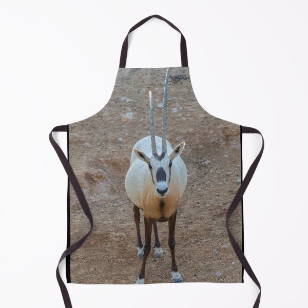 Item preview, Stunning Arabian Oryx Face-to-Face - Desert Heritage Wildlife Portrait designed and sold by AbulailArt.