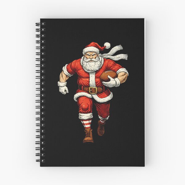 Item preview, Santa Playing Rugby Christmas Sports Illustration designed and sold by GabrieSketcham.
