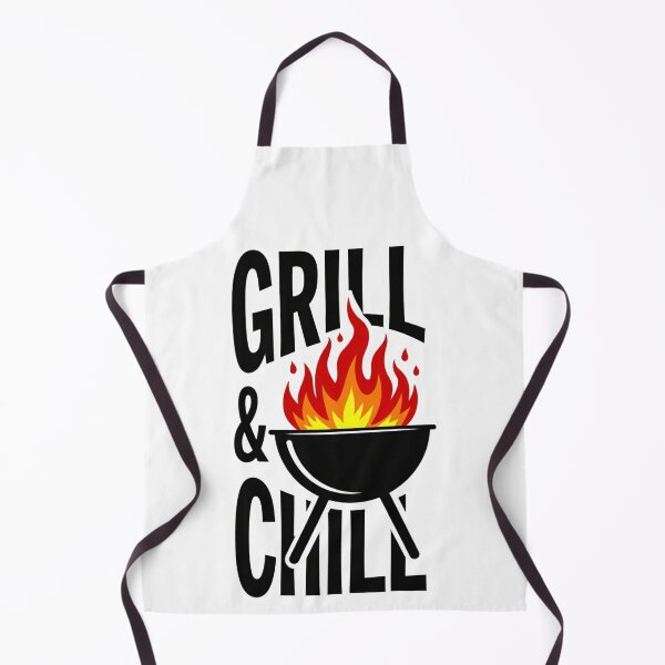 Item preview, Grill and Chill BBQ Funny Summer Barbecue T-Shirt designed and sold by dkza.