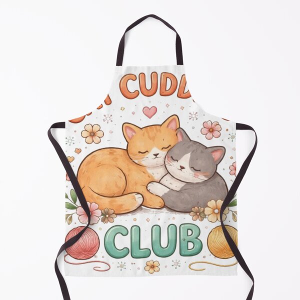 Item preview, Cat Cuddles Club Cute Aesthetic Cat Lover Design designed and sold by Sanika arts .