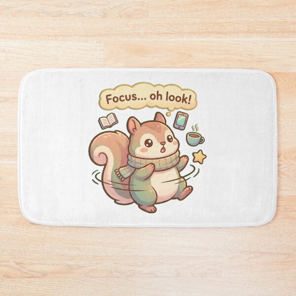 Item preview, Focus Oh Look Distracted Squirrel designed and sold by Visual Dept..
