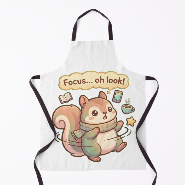 Item preview, Focus Oh Look Distracted Squirrel designed and sold by Visual Dept..