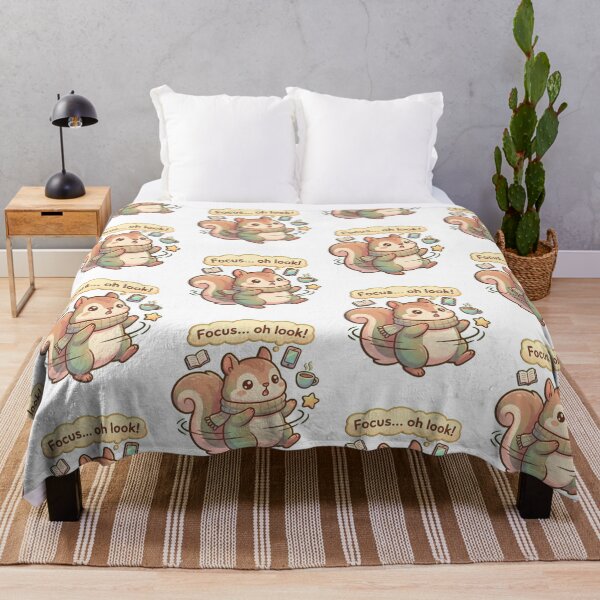 Item preview, Focus Oh Look Distracted Squirrel designed and sold by Visual Dept..