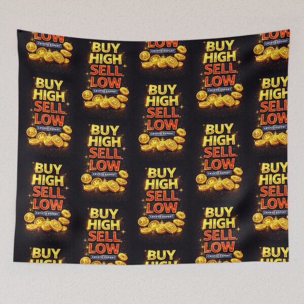 Item preview, Buy High, Sell Low, Crypto Expert designed and sold by NSMDesignByN8.