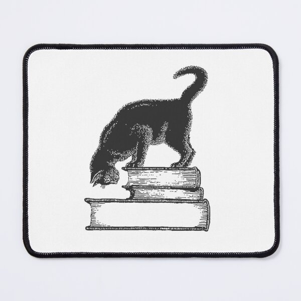 Item preview, Boo(k)itty – Black Cat on Books designed and sold by GraveyardGlam.