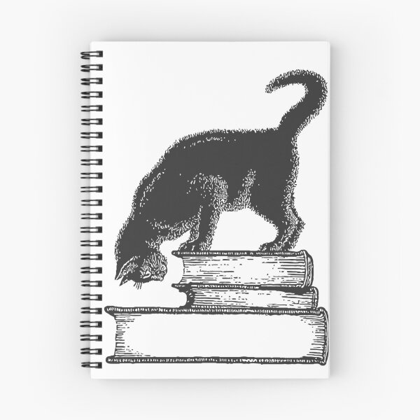 Item preview, Boo(k)itty – Black Cat on Books designed and sold by GraveyardGlam.