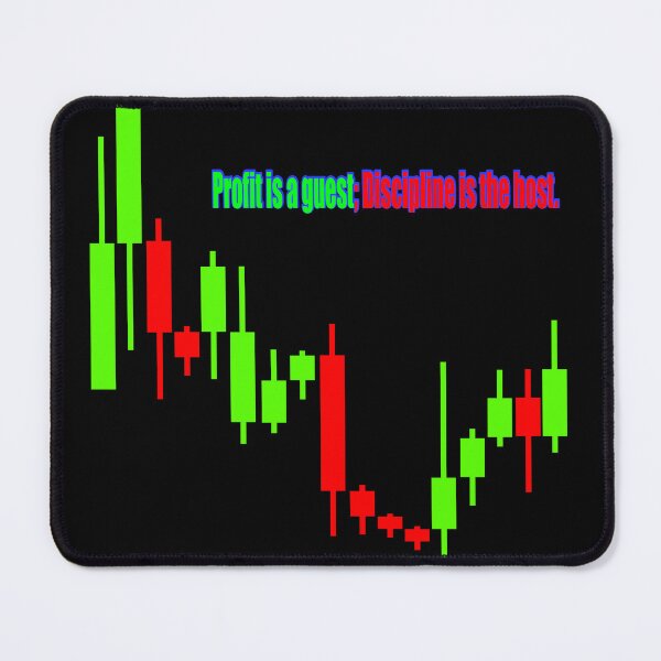 Item preview, Profit is a Guest, Discipline is the Host - Trading Quote designed and sold by SatoMarket.