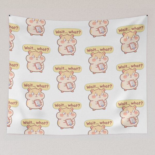 Item preview, Wait What Confused Hamster designed and sold by Visual Dept..