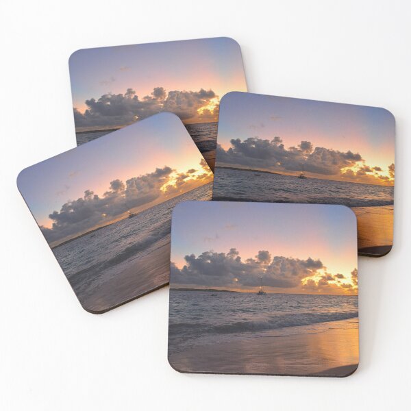 Item preview, Blue And Pink And Gold Sunrise St. Martin designed and sold by LisaWootenPhoto.