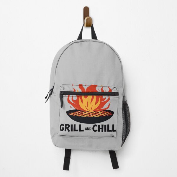 Item preview, Grill and Chill BBQ Funny Summer Barbecue T-Shirt designed and sold by dkza.