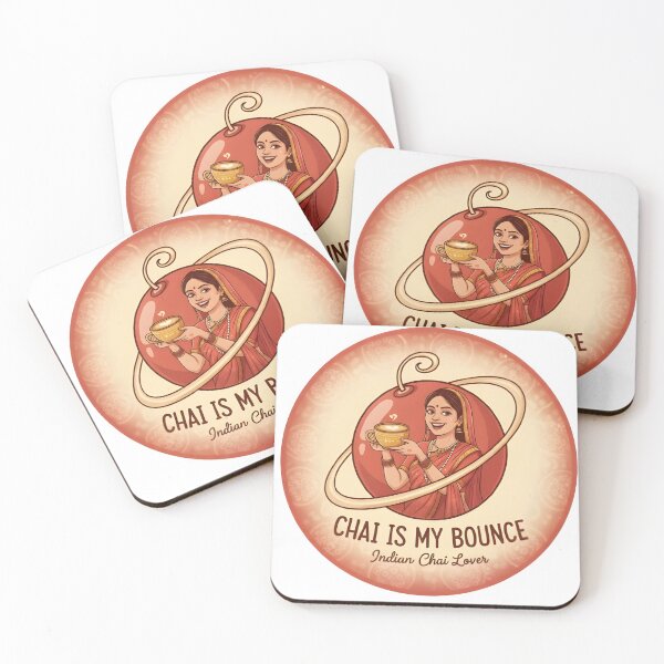 Item preview, Chai Is My Bounce - Funny Indian Tea Lover Aesthetic Sticker designed and sold by RickyStick.