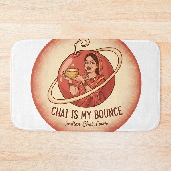 Item preview, Chai Is My Bounce - Funny Indian Tea Lover Aesthetic Sticker designed and sold by RickyStick.