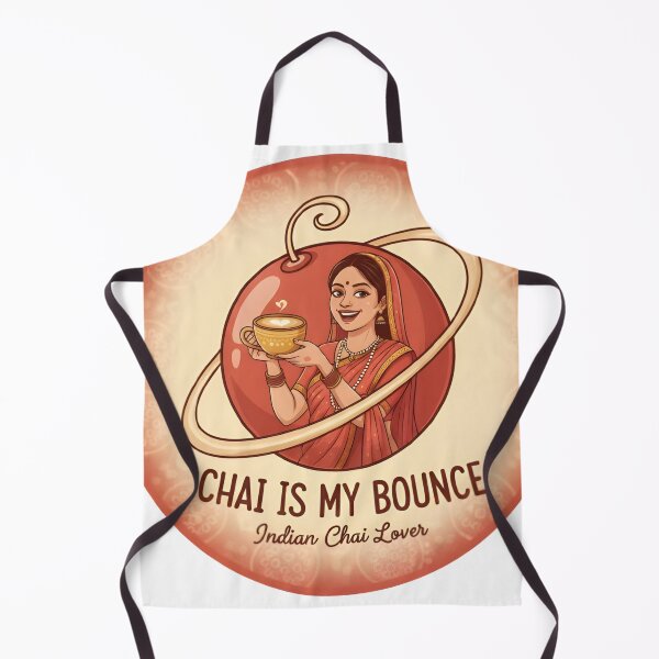 Item preview, Chai Is My Bounce - Funny Indian Tea Lover Aesthetic Sticker designed and sold by RickyStick.