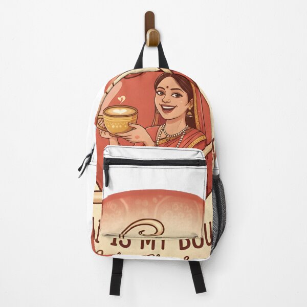 Item preview, Chai Is My Bounce - Funny Indian Tea Lover Aesthetic Sticker designed and sold by RickyStick.
