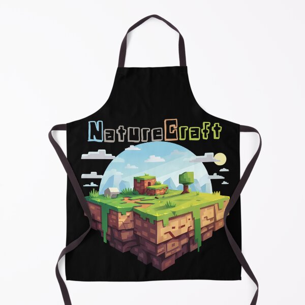 Item preview, NatureCraft Minecraft Floating Island - Cute Blocky Lego Sky Art Print designed and sold by DesignArtist.ia.