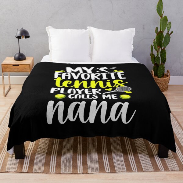 Item preview, MY FAVORITE tennis PLAYER calls me nana Proud Tennis Grandma Support designed and sold by WayTBeenkenArt.