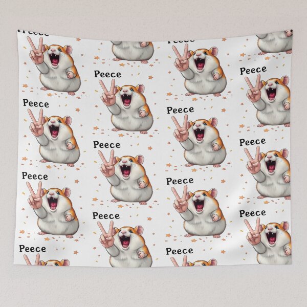 Item preview, Harmony Symbol and Yelling Hamster design designed and sold by TheSalesGalore.