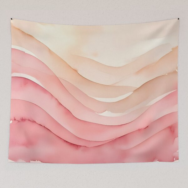 Item preview, Blush & Beige Flowing Harmony designed and sold by VibeShift Studio.