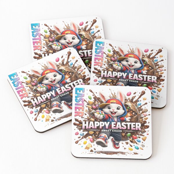 Item preview, Street Style Easter Bunny Chocolate Explosion designed and sold by newvisionart191.