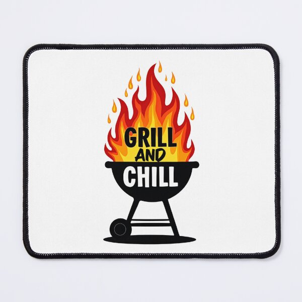 Item preview, Grill and Chill BBQ Funny Summer Barbecue T-Shirt designed and sold by dkza.