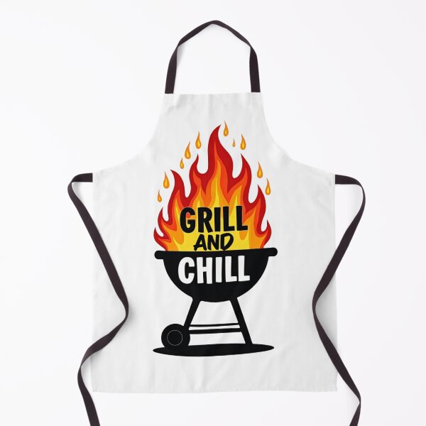 Item preview, Grill and Chill BBQ Funny Summer Barbecue T-Shirt designed and sold by dkza.